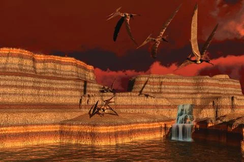 Pteranodon Stock Illustration