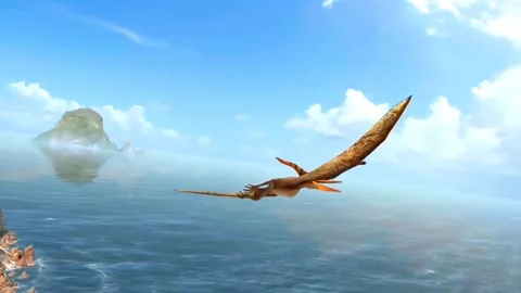 Pteranodon longiceps Video stock 288178485