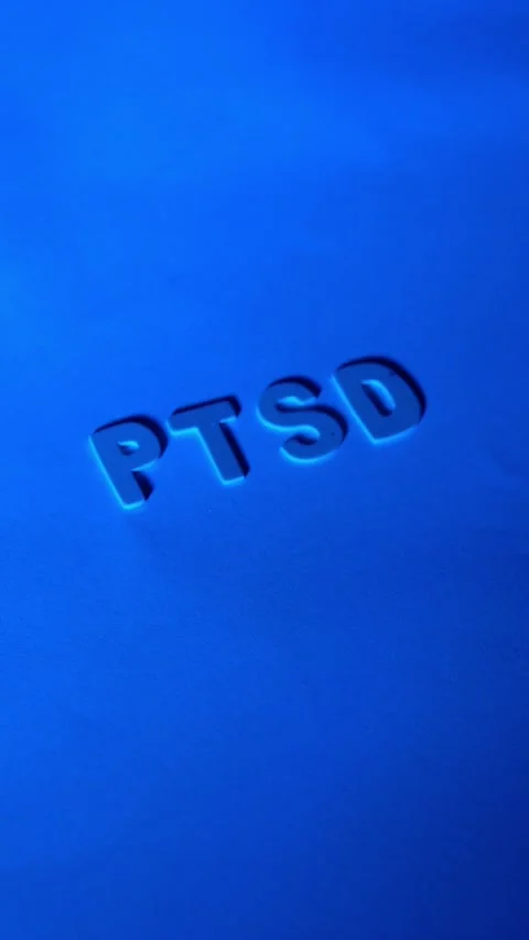 Ptsd post traumatic stress disorder mental health awareness Stock Footage 326364489