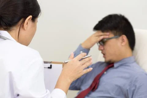 PTSD, Posttraumatic stress disorder, Mental disorder symptoms 写真素材