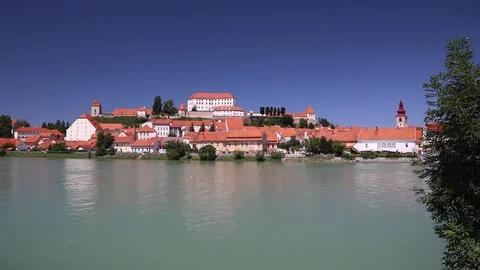 Ptuj Castle in Slovenia Stock Footage 116552616