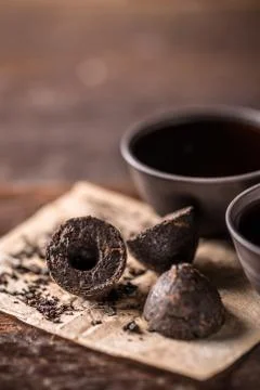 Pu erh tea Stock Photos