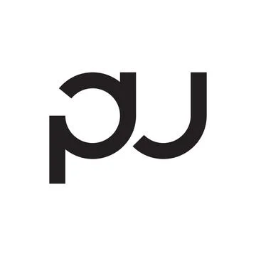 Pu initial letter vector logo icon Stock-Illustration