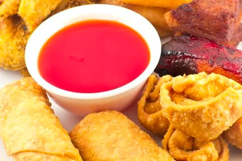 Pu pu platter Stock Photos