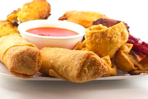 Pu pu platter Stock-Fotos