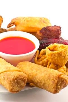 Pu pu platter Stock Photos
