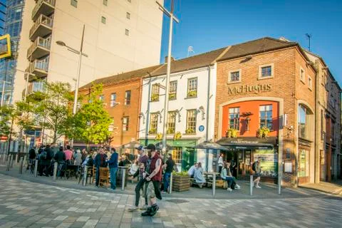 A pub in Belfast Stock Photos