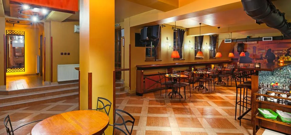 Pub interior Stock Photos