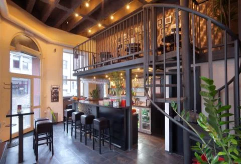 Pub interior Stock-Fotos