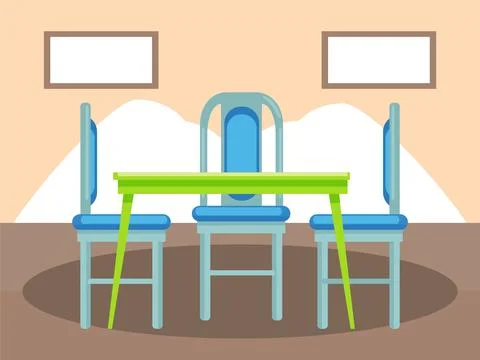Pub Table Concept Illustration Illustrazione stock