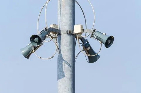 Public address system Stock Photos