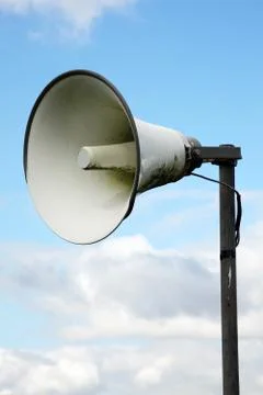 Public address system 写真素材