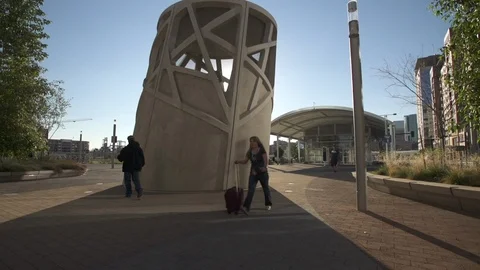 Public Art 스톡 동영상 105247853