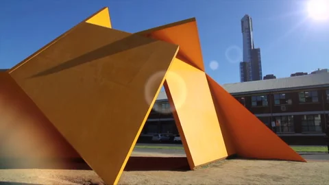 Public Art, Modern Art Stock Footage 158830833