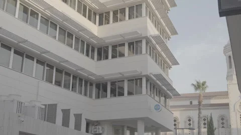 A public building in Paphos, Cyprus Stock Footage 344056651