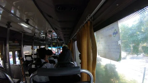 Public bus bangkok Видео 105503675