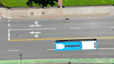 Public Bus - Syracuse, NY Video stock 336226963