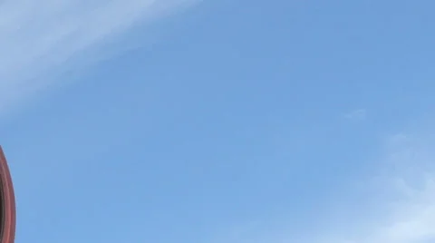 Public clock, clockwise are moving faster. TIME LAPSE-CLOSE UP-PAN LEFT. Stock Footage 42480849