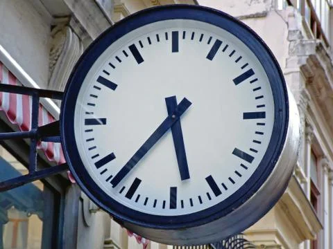 Public Clock Time Stock Photos
