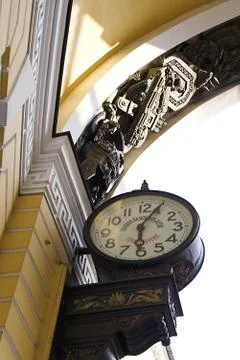 Public clocks Stock Photos