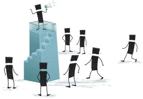 Public discourse Stock Illustration