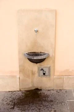 Public drinking water Stock Photos