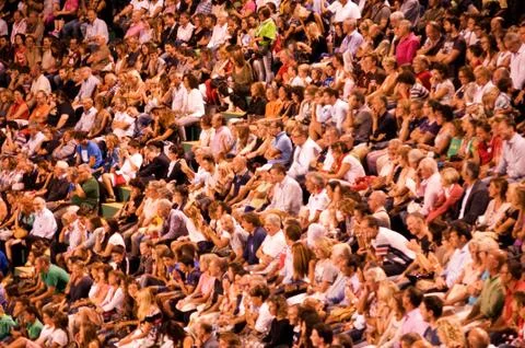 Public during an event Stock Photos