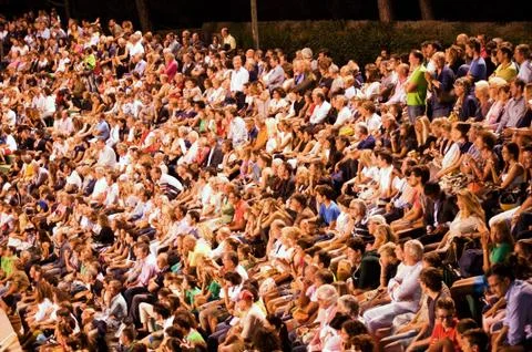 Public during an event Stock Photos