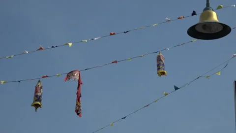 Public electrical lamp 库存影片 151027257