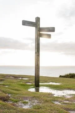 Public footpath Stock Photos
