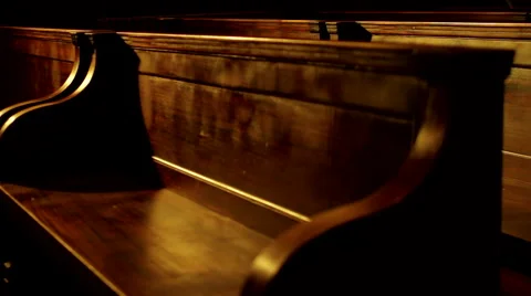 Public Gallery Seats in Empty New York Courtroom HD Video Stock Footage 64383868