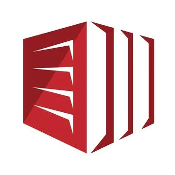 Public garage self storage Logo design vector illustration Stock Illustration
