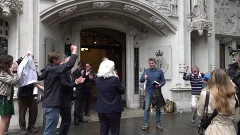 Public has the right to wild camp on Dartmoor, Supreme Court rules Video stock 309777701