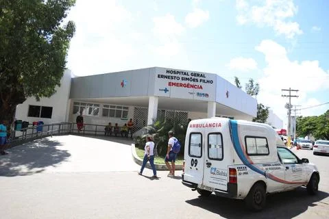  public hospital in salvador salvador, bahia / brazil - august 23, 2018: F... Stock Photos