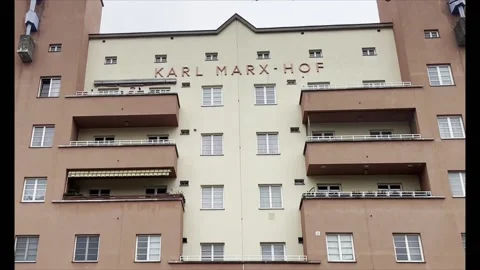 Public housing accommodates six in ten people in Vienna, Viena, AT - 17 Feb 2026 Stock Footage 329098038