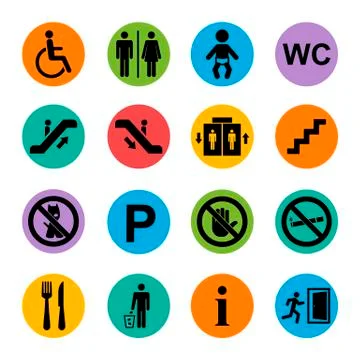 Public icon basic Stock Illustration