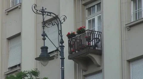 Public lamp orchestra Stock Footage