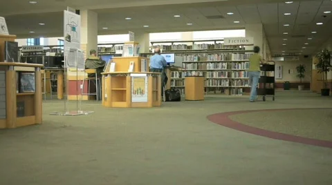 Public library. Stock Footage 661300