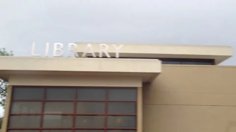 Public Library Stock Footage 36605719