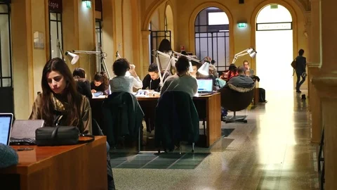 Public Library Video stock 72523925