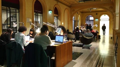 Public Library Video stock 72524472