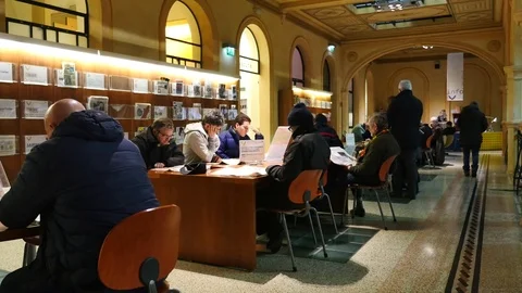 Public Library Stock Footage 72528838