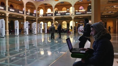 Public Library Stock Footage 72531905