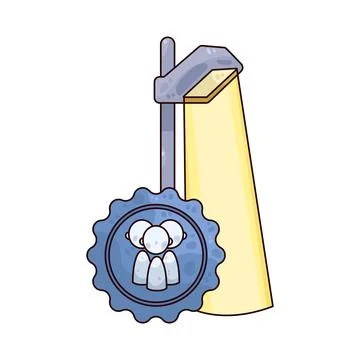 Public lighting illustration 스톡 일러스트