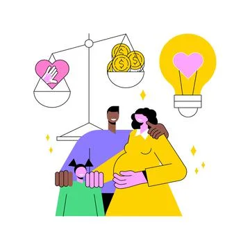 Public morality abstract concept vector illustration. Illustrazione stock