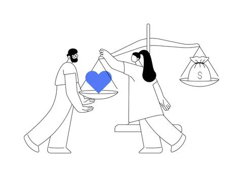 Public morality abstract concept vector illustration. Illustrazione stock