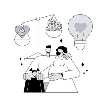 Public morality abstract concept vector illustration. Stock Illustration