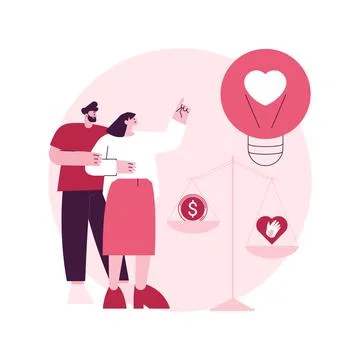 Public morality abstract concept vector illustration. Illustrazione stock