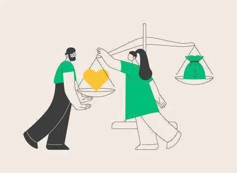 Public morality abstract concept vector illustration. Illustrazione stock