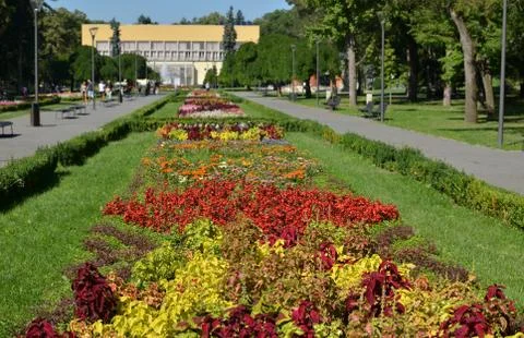 Public Park in Spa Stock Photos